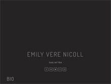 Tablet Screenshot of emilyverenicoll.com